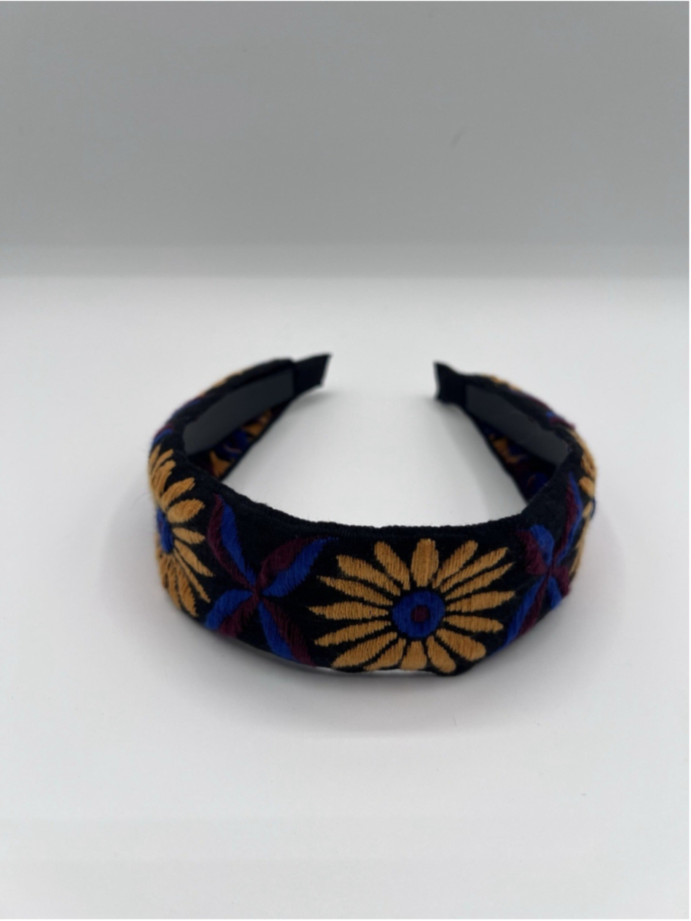 Embroidered Headbands Lot Of 3 Bohemian Non-Slip Hair Accessories Boho Floral - Picture 7 of 7